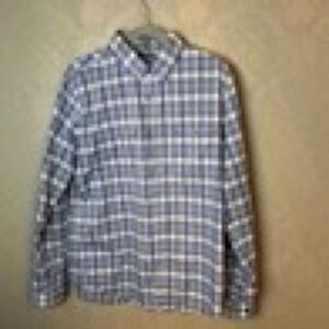 Plaid Button-Up Shirt